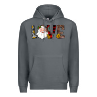 Rock love santa Premium Hoodie - JahusDesignShop