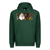 Sports Green love santa Premium Hoodie - JahusDesignShop