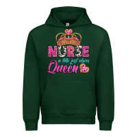 Forest Green nurse a title just above queen Urban Hoodie - BundleAndBundleShop