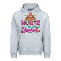 Heather Grey nurse a title just above queen Urban Hoodie - BundleAndBundleShop