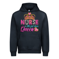 Navy nurse a title just above queen Urban Hoodie - BundleAndBundleShop