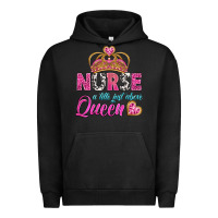 Pigment Black nurse a title just above queen Urban Hoodie - BundleAndBundleShop