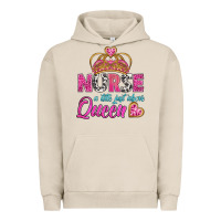 Pigment French Oak nurse a title just above queen Urban Hoodie - BundleAndBundleShop