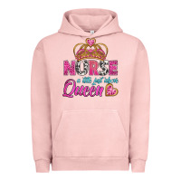 Pigment Salmon nurse a title just above queen Urban Hoodie - BundleAndBundleShop