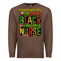 Chestnut unapologetically pretty black and educated nurse Premium Sweatshirt - Zillion Design Studio