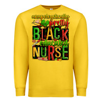 Lemon unapologetically pretty black and educated nurse Premium Sweatshirt - Zillion Design Studio