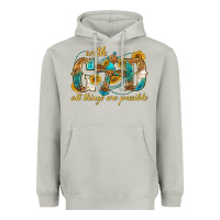 Moon Dust with god all things are possible with cross Heavyweight Hoodie - texasbilliewilder