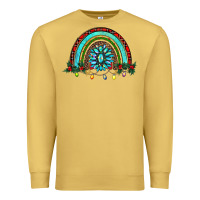 Antique Gold gemstone christmas rainbow Premium Sweatshirt - RanaPortraitStore