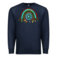 Navy gemstone christmas rainbow Premium Sweatshirt - RanaPortraitStore