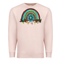 Pale Pink gemstone christmas rainbow Premium Sweatshirt - RanaPortraitStore