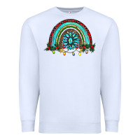 White gemstone christmas rainbow Premium Sweatshirt - RanaPortraitStore
