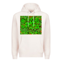 Pale Pink shamrock bomb Premium Hoodie - AdoDesignShop