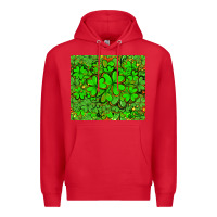 Red shamrock bomb Premium Hoodie - AdoDesignShop