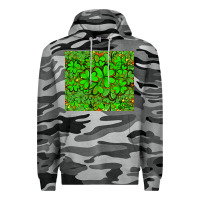 Slate Camo shamrock bomb Premium Hoodie - AdoDesignShop