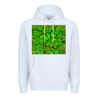 White shamrock bomb Premium Hoodie - AdoDesignShop