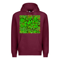 Burgundy shamrock bomb Premium Hoodie - AdoDesignShop