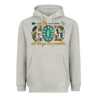 Moon Dust with god all things are possible with gemstone Heavyweight Hoodie - texasbilliewilder