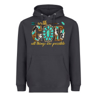 Smoke with god all things are possible with gemstone Heavyweight Hoodie - texasbilliewilder
