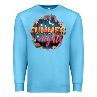 Ocean Blue summer nights Premium Sweatshirt - texasbilliewilder