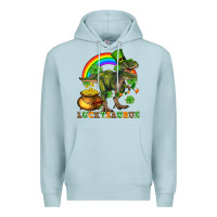 Blue Mist luckysaurus and st patricks Premium Hoodie - AdoDesignShop
