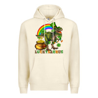 Sandshell luckysaurus and st patricks Premium Hoodie - AdoDesignShop