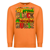 Carrot proud black educated nurse Premium Sweatshirt - Zillion Design Studio