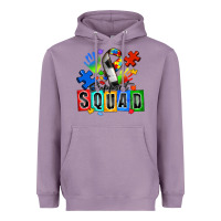 Lavender soccer support squad autism Heavyweight Hoodie - Zillion Design Studio