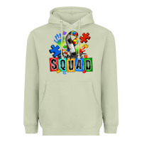 Matcha soccer support squad autism Heavyweight Hoodie - Zillion Design Studio
