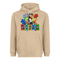 Mushroom soccer support squad autism Heavyweight Hoodie - Zillion Design Studio