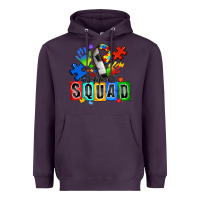 Plum soccer support squad autism Heavyweight Hoodie - Zillion Design Studio