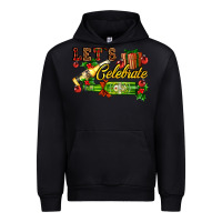 Black let`s celebrate with beer bottles Urban Hoodie - AdoDesignShop