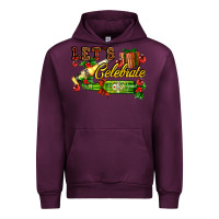 Mauve Wine let`s celebrate with beer bottles Urban Hoodie - AdoDesignShop