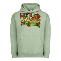 Pigment Oil Green let`s celebrate with beer bottles Urban Hoodie - AdoDesignShop