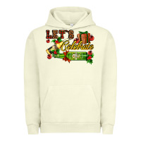 Pigment Pistachio let`s celebrate with beer bottles Urban Hoodie - AdoDesignShop