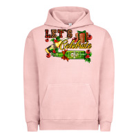 Pigment Salmon let`s celebrate with beer bottles Urban Hoodie - AdoDesignShop