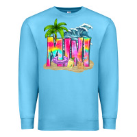 Ocean Blue summer mini Premium Sweatshirt - texasbilliewilder