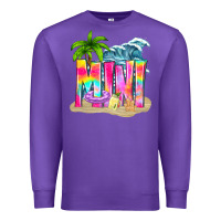 Purple summer mini Premium Sweatshirt - texasbilliewilder
