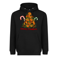 Merry Christmas Basketball Heavyweight Hoodie | Teevron