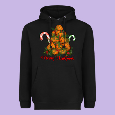 Heavyweight Hoodie Merry Christmas Basketball