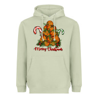 Matcha Merry Christmas Basketball Heavyweight Hoodie - RanaPortraitStore