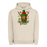 I'm Freakin Freezin Christmas Long Haired Cow Urban Hoodie | Teevron