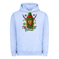 Pigment Grape Ice i'm freakin freezin christmas long haired cow Urban Hoodie - Jasminsmagicworld