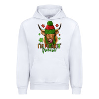 White i'm freakin freezin christmas long haired cow Urban Hoodie - Jasminsmagicworld