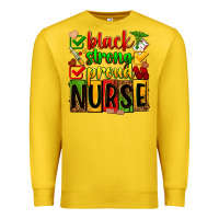 Lemon black strong proud nurse Premium Sweatshirt - Zillion Design Studio