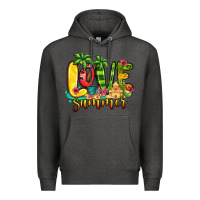 Charcoal Heather love summer Premium Hoodie - Jasminsmagicworld
