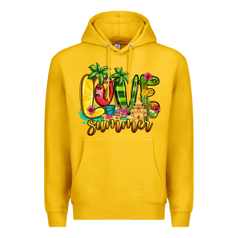 Love Summer Premium Hoodie by Jasminsmagicworld | Teevron