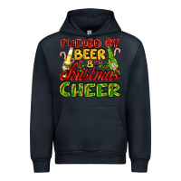 Navy fueled by beer and christmas cheer with beer bottles Urban Hoodie - AdoDesignShop