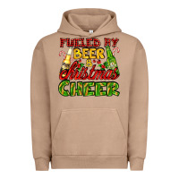Pigment Burro fueled by beer and christmas cheer with beer bottles Urban Hoodie - AdoDesignShop