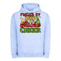Pigment Grape Ice fueled by beer and christmas cheer with beer bottles Urban Hoodie - AdoDesignShop