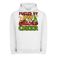 Pigment Lunar Rock fueled by beer and christmas cheer with beer bottles Urban Hoodie - AdoDesignShop